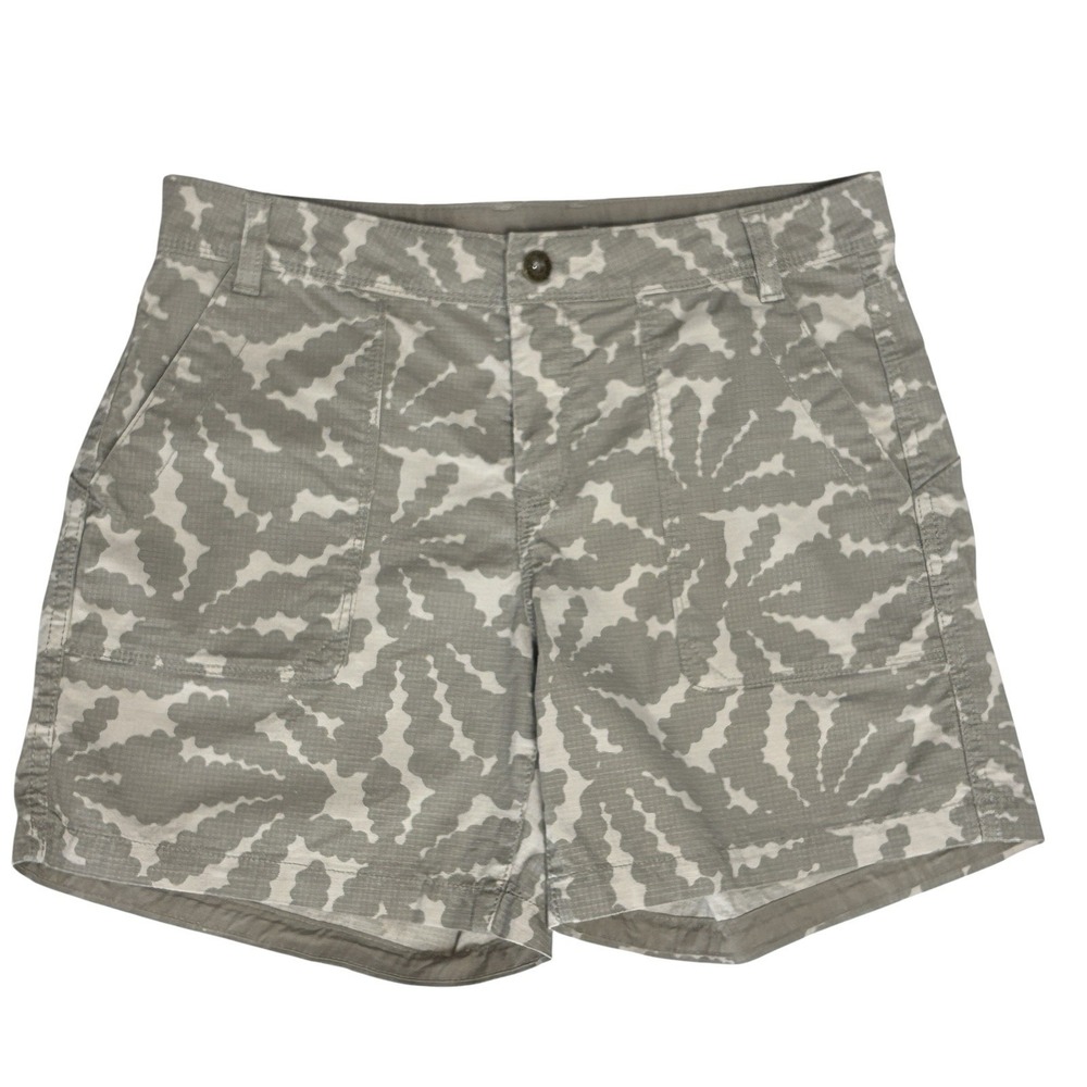 The North Face Chino Shorts Womens 6  Ridgeside Print Zip Fly Standard Fit